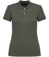 NS208 Native Spirit Ladies Piqué Polo Shirt organic khaki colour image